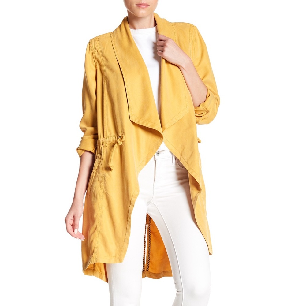 Max Jeans Drape Front Jacket. NWT